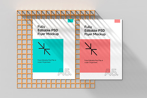Flyer Mockup PSD Template, a Product Mockup by graphypix