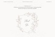 Handrawn Floral Bouquets and Frames, a Decorative Illustration by Saga Design Studio (Thumbnail 9 of 9)
