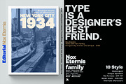 Nox Eternis - Sans serif font family, a Sans Serif Font by Artistic & Unique (Thumbnail 13 of 15)