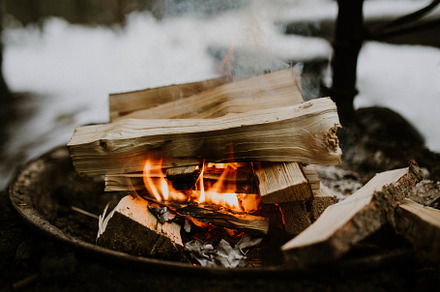 Winter Campfire