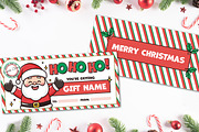 Santa Illustration Gift Certificate, a Print Template by McLittle Stock (Thumbnail 2 of 3)