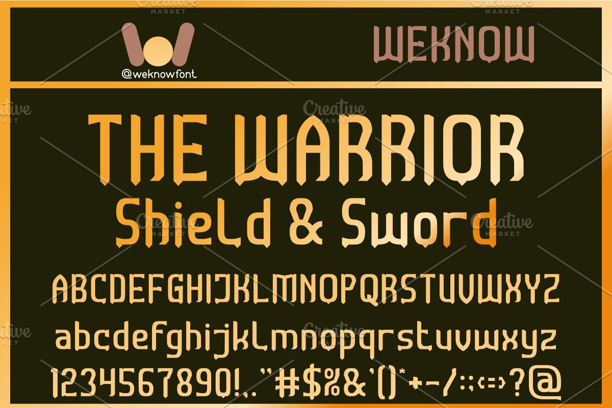 Straightforward font, a Font by weknow (Photo 3 of 8)