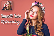 Smooth Skin Retouching Action, an Action Add-On by Vatdesign (Thumbnail 1 of 4)