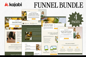 Kajabi Funnel Pages - Yellow & Olive, a Landing Page Template by Altenne | Kajabi Designer