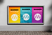 Outdoor Wall Banner Mockup Set, a Product Mockup by McLittle Stock (Thumbnail 2 of 4)