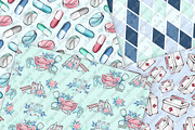 Medical Digital Papers, a Pattern Graphic by Phantasia Design (Thumbnail 5 of 5)