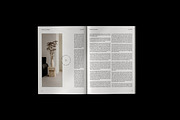 Minimalist Editorial Magazine Layout, a Magazine Template by Lunaria (Thumbnail 3 of 11)