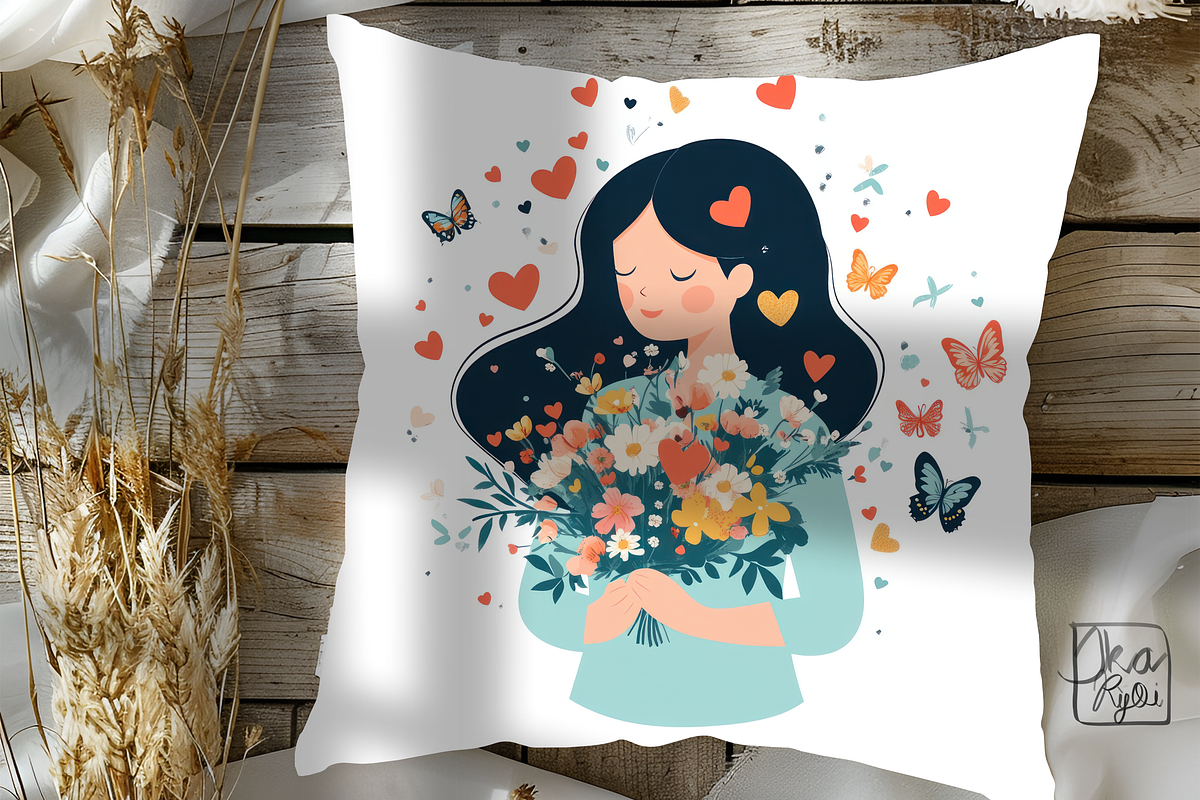 13 Watercolor Mother’s Day Papers, a Seasonal Illustration by ikarifq shop (Photo 4 of 4)