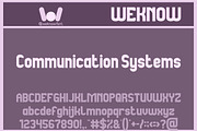 Computer Science Font, a Sans Serif Font by weknow (Thumbnail 4 of 8)