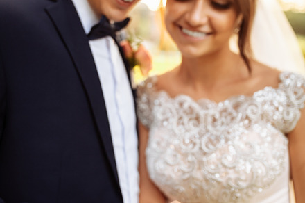 portrait of the bride and groom, a Person Photo by Shopping King Louie