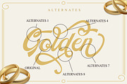 Golden Jewelry - Classic And Luxury, a Script Font by PutraCetol Studio (Thumbnail 7 of 11)