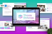 Thesis Defense - Education Key, a Presentation Template by Deepslide Studio (Thumbnail 1 of 6)