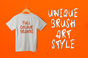 Warough - Paint Rough Font, a Handwritten Font by Dhabee (Thumbnail 7 of 9)