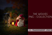 15 - PNG Wolves - Collection, an Object Graphic by DareToDream (Thumbnail 1 of 8)