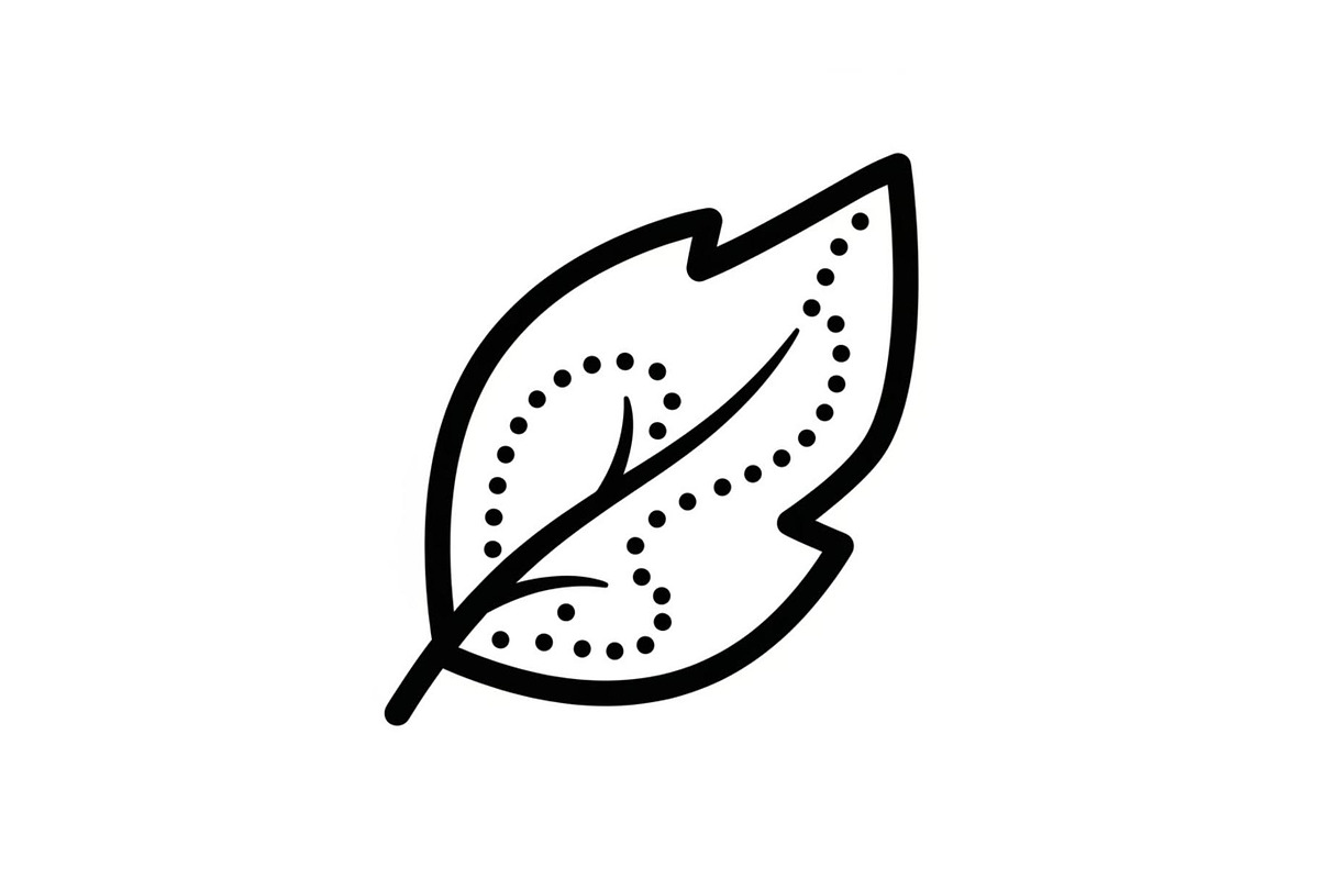 Minimal Abstract Leaves Line Art, an Illustration by musafir_fashion (Photo 6 of 11)