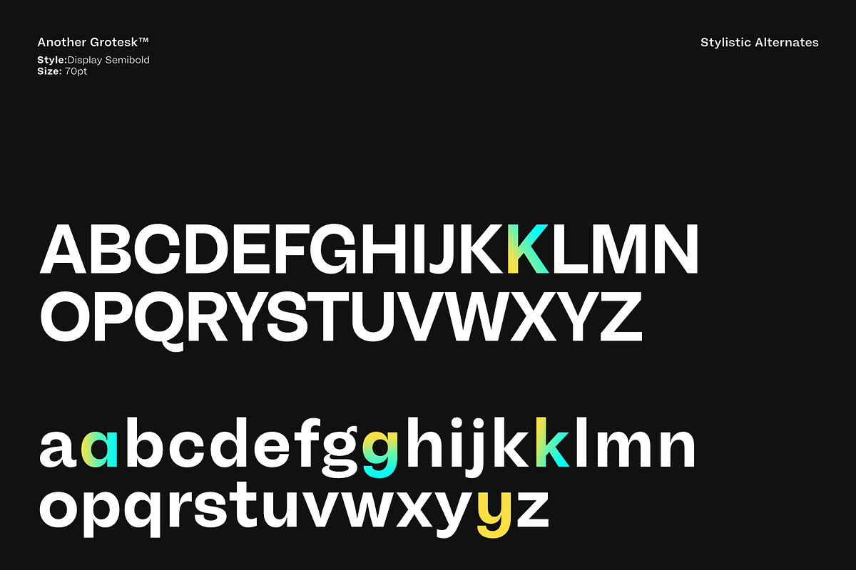 Another Grotesk Display Family, a Font by Bukva™ Type Foundry (Photo 8 of 15)