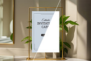 Editable Invitation Card Mockup, a Product Mockup by graphypix (Thumbnail 3 of 4)
