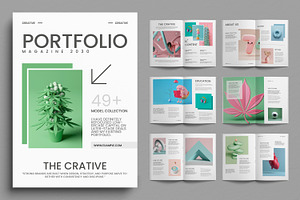 Green Portfolio Layout, a Brochure Template by ContestDesign