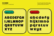 GC Skined – Bold Condensed Display, a Sans Serif Font by Glyphonic (Thumbnail 2 of 15)