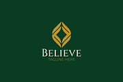 Luxury Diamond Gold Leaf Logo, a Branding & Logo Template by Signatoro (Thumbnail 2 of 3)