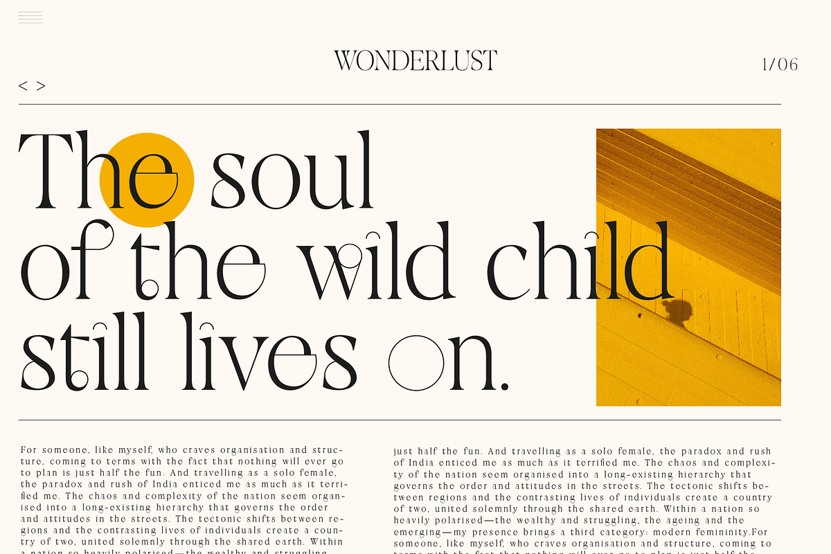 Ginger - Geometric Serif, a Serif Font by Tropical Type (Photo 3 of 7)