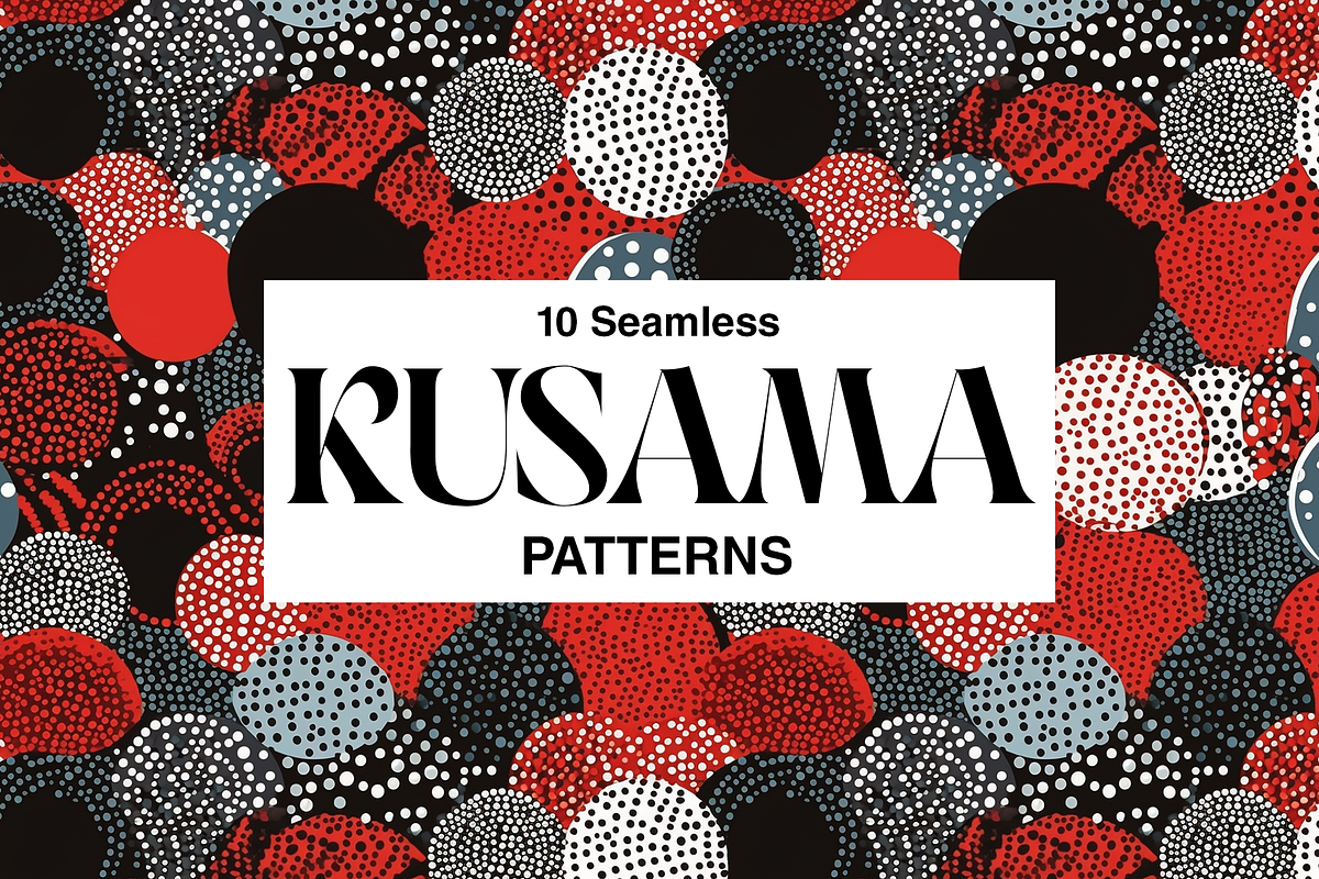 10 Art Series Patterns: Kusama, a Pattern Graphic by Motifs (Photo 2 of 12)