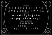 Cradle Dust Black Letter Font, a Font by PutraCetol Studio (Thumbnail 5 of 5)