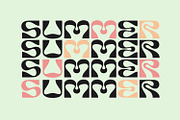 Burra - Psychedelic font, a Sans Serif Font by creativemedialab (Thumbnail 2 of 10)