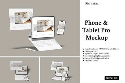 Phone & Tablet Pro Mockup