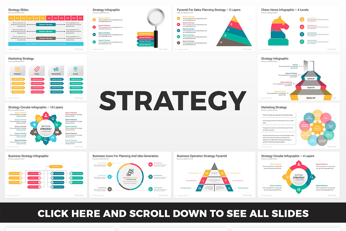 2700 Infographics Templates, a Presentation Template by SlideOne (Photo 13 of 35)