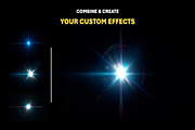 100+ Lens Flare Overlay Effects, an Object Graphic by Mikel Blazgad (Thumbnail 6 of 10)
