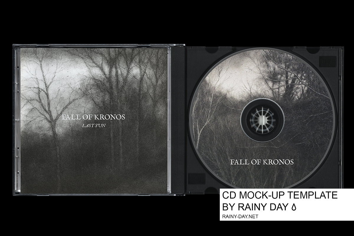 CD Cover Mock-ups Template, a Product Mockup by Rainy Day (Photo 1 of 12)