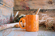 Fall vibes Line art leaves & pumpkin, an Illustration by Dervik Art Store (Thumbnail 6 of 7)