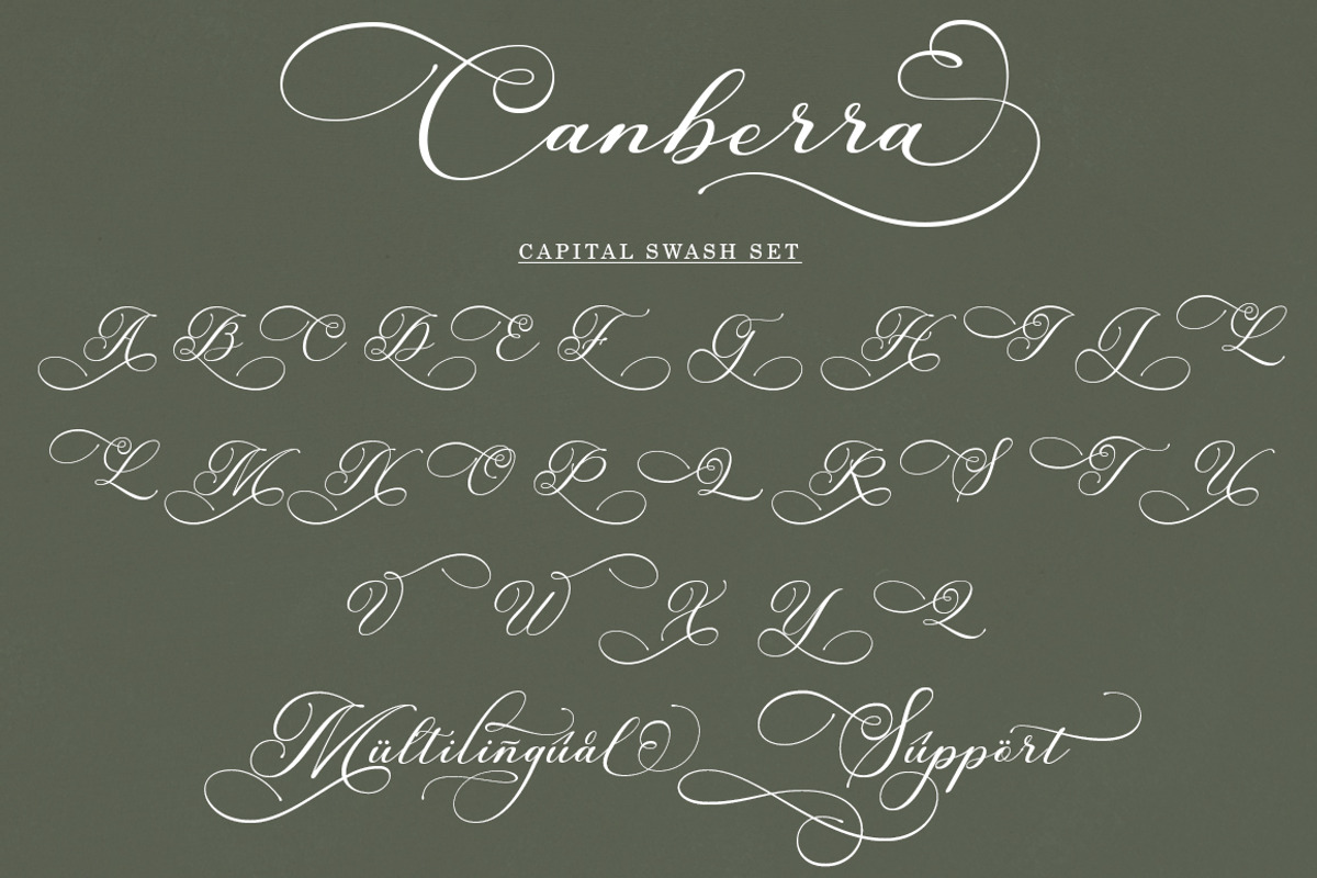 Canberra, a Script Font by Romiecreative (Photo 11 of 11)