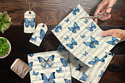Blue Butterfly Sonata Scrapbooks, a Background Graphic by V Design Creator (Thumbnail 5 of 12)