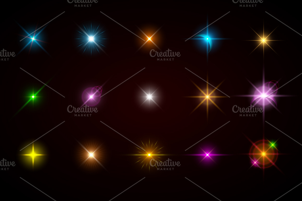 Sparks and stars, a Decorative Illustration by Leone_v