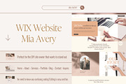 WIX Website Mia Avery, a Wix Template by Brand & Palms (Thumbnail 3 of 8)