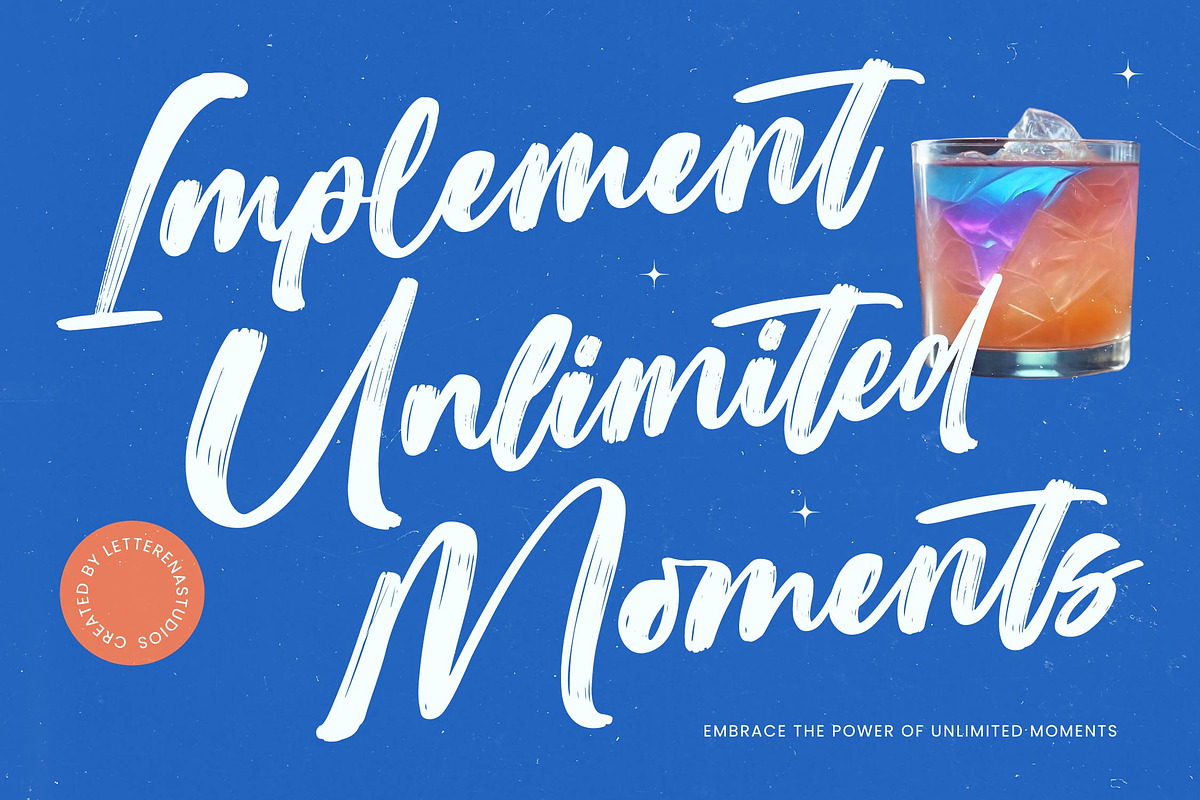 Sketch Checkin  Modern Brush Font, a Script Font by Letterena Studios Script (Photo 14 of 20)