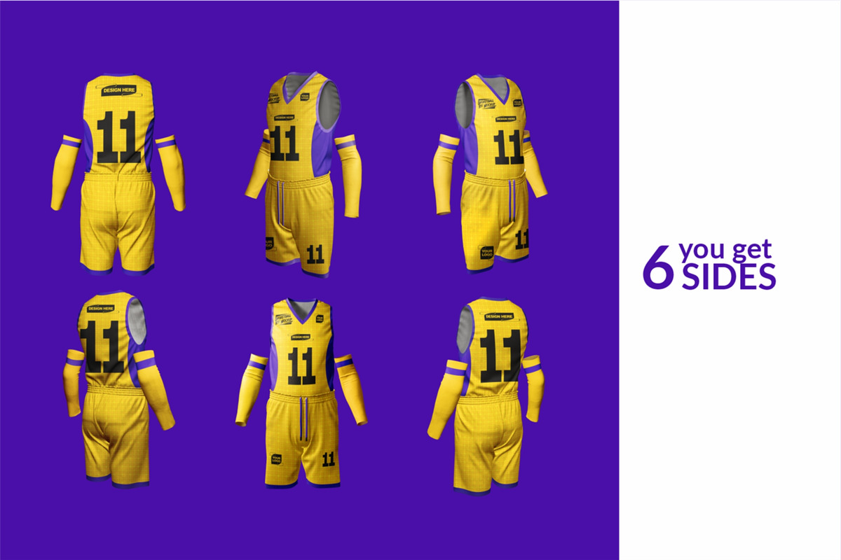 Basketball Kit Mockup, a Shirt Mockup by image touch (Photo 5 of 5)