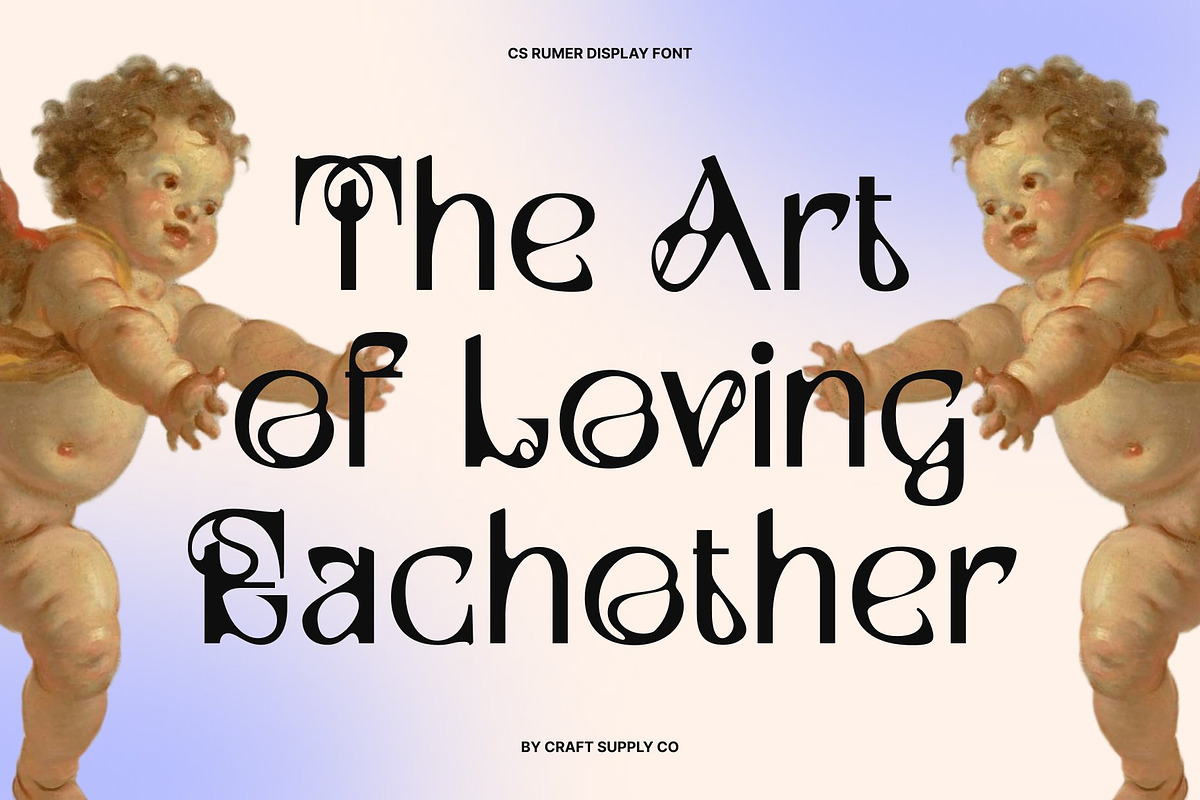 Rumer – Melted Sans Serif, a Sans Serif Font by Craft Supply Co. (Photo 5 of 8)