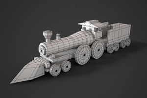 Wooden Train Toy