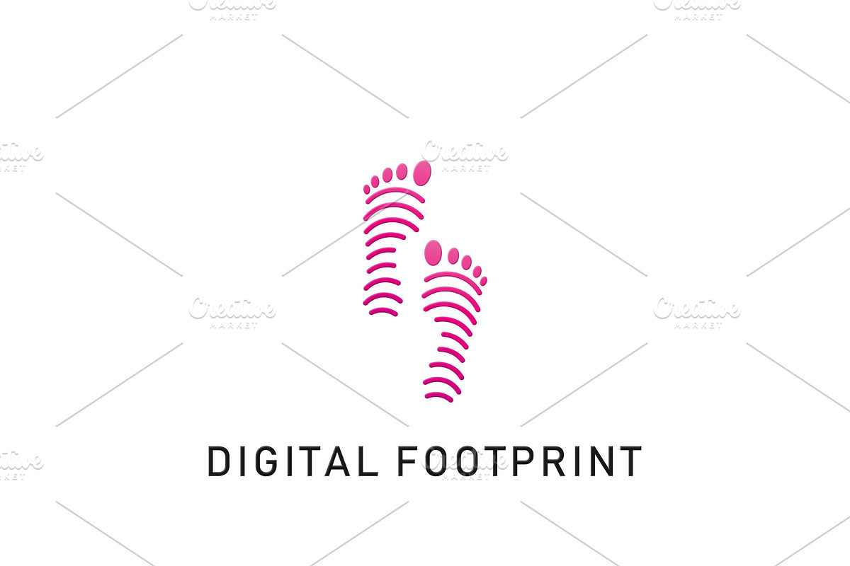 Digital Footprint Logo, a Branding & Logo Template by Piro Concept (Photo 2 of 3)