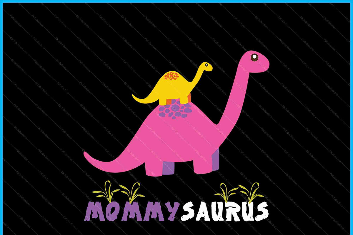Mommysaurus Mother Dinosaur Mommy, a Graphic by Creativeusart (Photo 2 of 4)