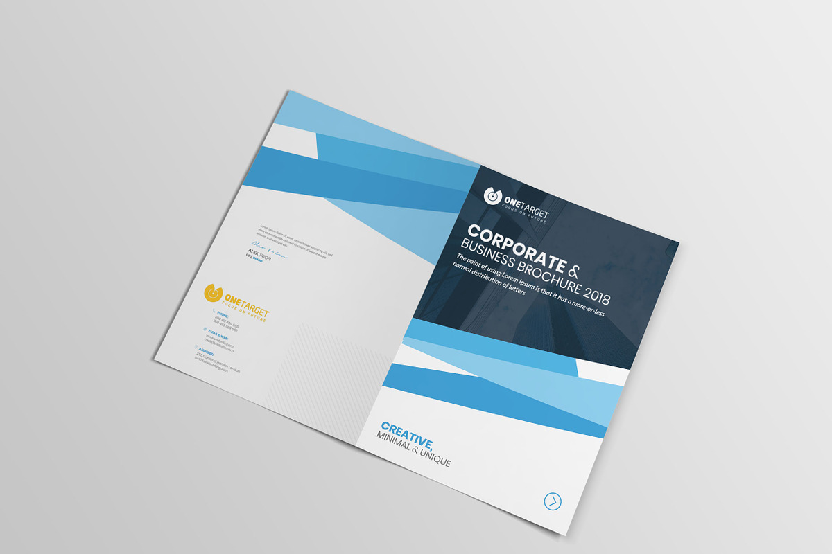 Bi-fold Brochure, a Brochure Template by Momentostudio (Photo 3 of 4)