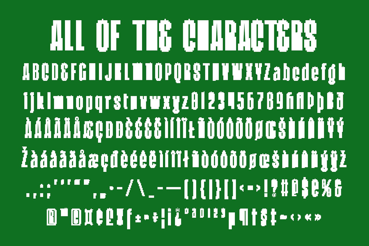 CS Claude Semipixel, a Sans Serif Font by Craft Supply Co. (Photo 8 of 8)
