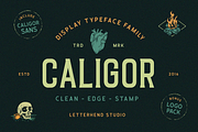 CALIGOR - Display Typeface, a Sans Serif Font by Letterhend Studio (Thumbnail 1 of 13)