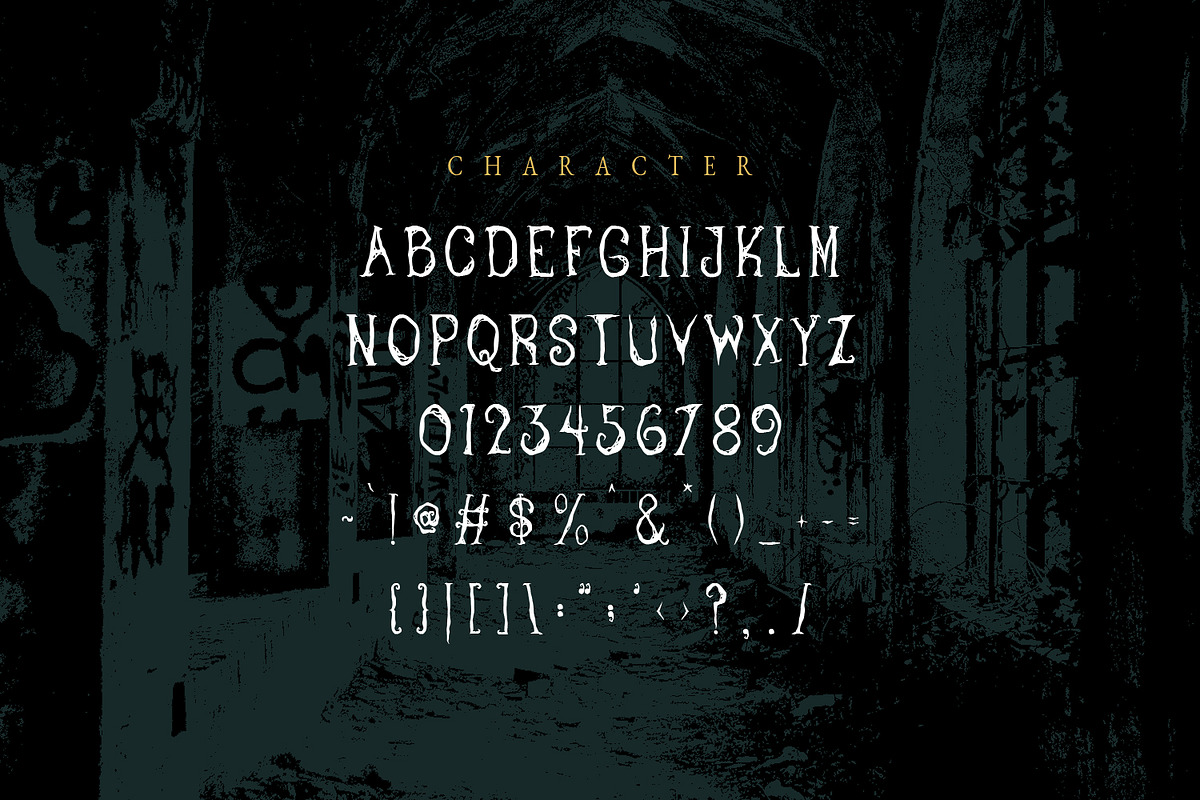 Littox Horror Display Font, a Handwritten Font by Maulana Creative (Photo 5 of 7)