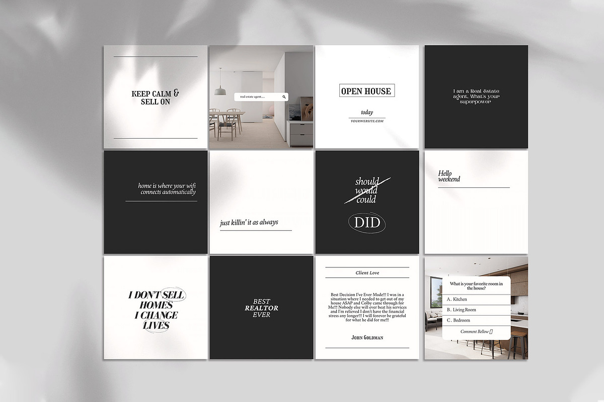 Real Estate Social Media Quotes, a Social Media Template by Kseniia_Design (Photo 7 of 14)