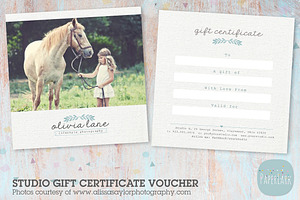 VG006 Gift Certificate Template