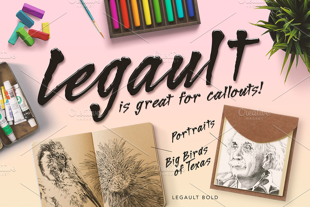 Legault Bold Hand-Drawn Script preview 3